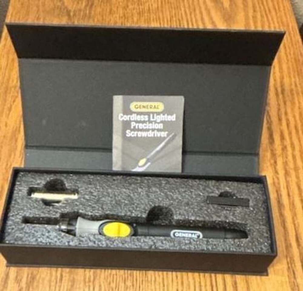General Cordless Lighted Precision Screwdriver
Selling As Is.